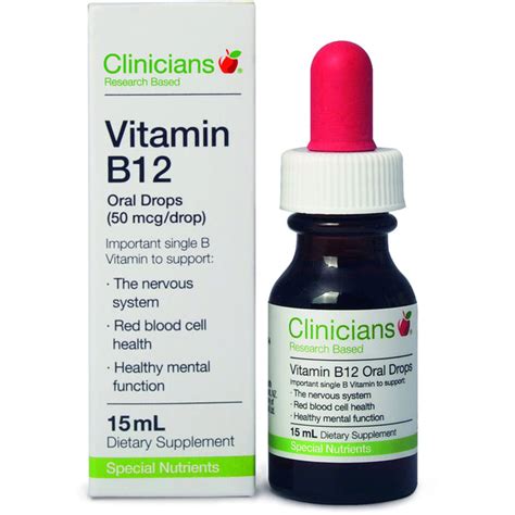 Clinicians Vitamin B12 Oral Drops - OnlineChemist