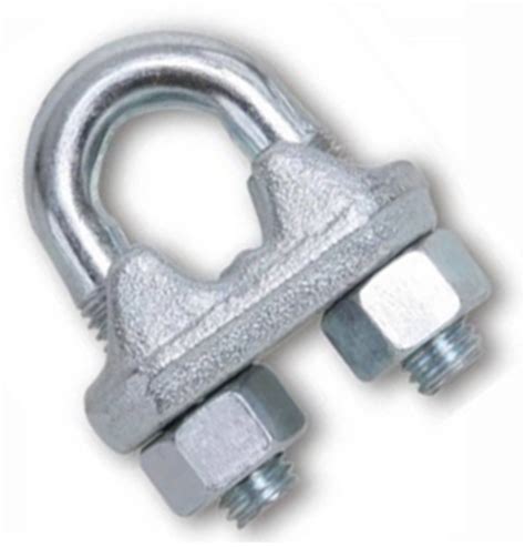 GI WIRE ROPE CABLE CLIP CABLE CLAMP ( 5/16" 1/2" 3/16" 1/4" 3/8 ...