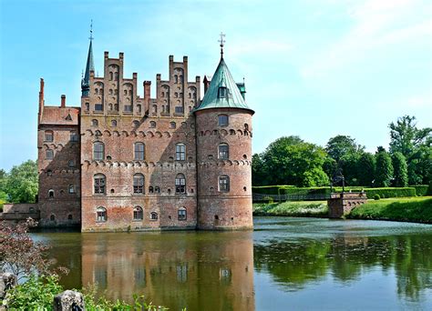 Images Denmark Egeskov Castles Pond Cities