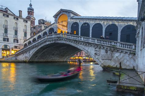 The Rialto Bridge is among most famous bridges in Venice and the oldest to cross the Grand Canal ...