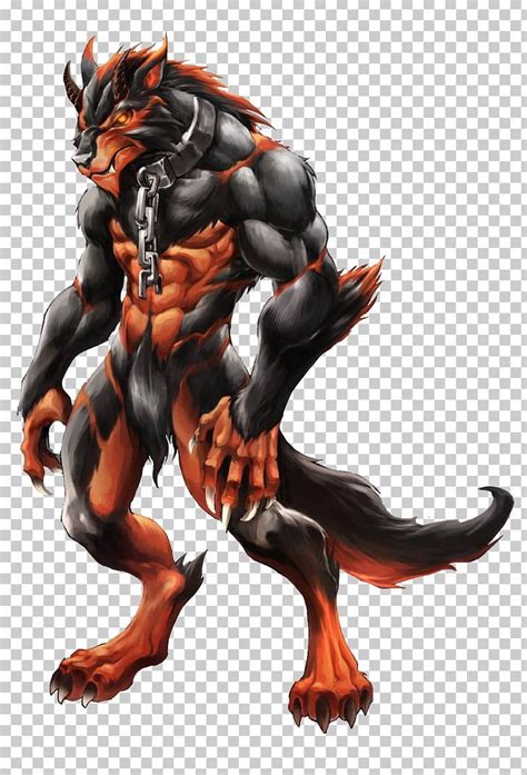 Demon Werewolf Concept Art PNG - | Fantasy creatures, Werewolf ...