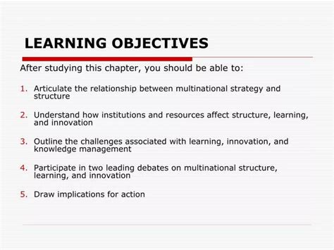 PPT - LEARNING OBJECTIVES PowerPoint Presentation, free download - ID ...