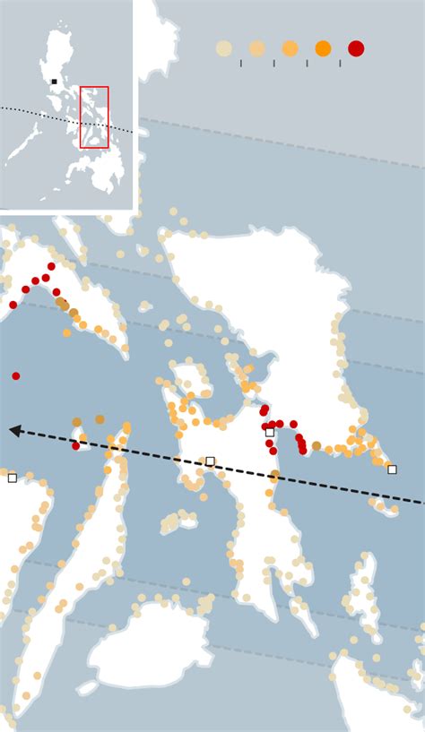 Mapping the Destruction of Typhoon Haiyan - Map - NYTimes.com