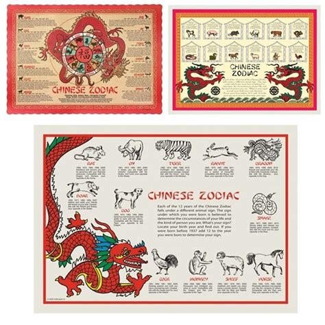 Ideal Chinese Zodiac Placemat Printable Free Farm Coloring Pages