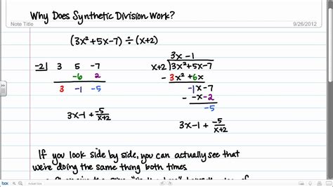 50 Synthetic Division Worksheet With Answers