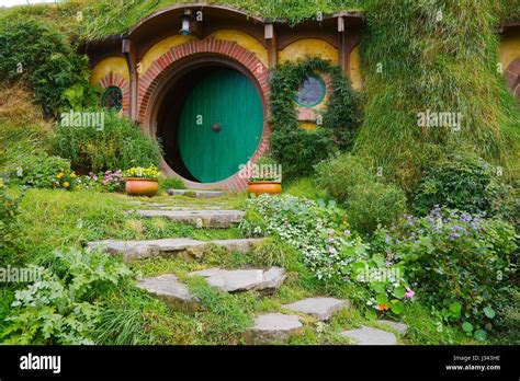 Hobbiton Movie Set Stock Photo - Alamy