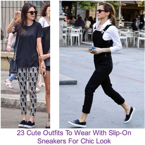 23 Cute Outfits To Wear With Slip-On Sneakers For Chic Look