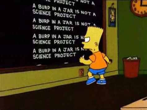 Bart Simpson at the Blackboard (70 pics) - Izismile.com