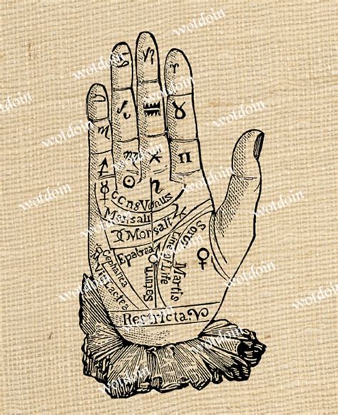 Fortune Teller Palmistry Palm Reading Hand Magic Occult New - Etsy