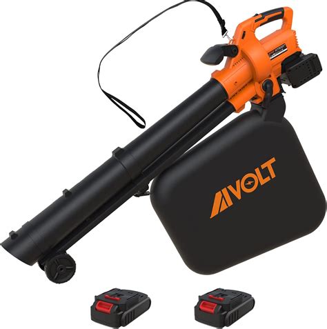 Buy AIVOLT 40V Cordless Leaf Blower Vacuum - 600CFM 150MPH 3 in 1 Battery Powered Leaf Blowers ...