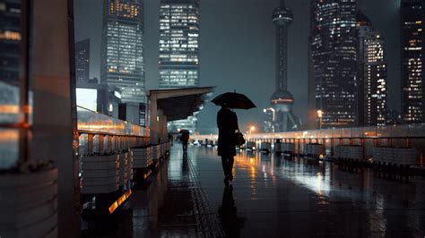 Rainy night in Shanghai - backiee