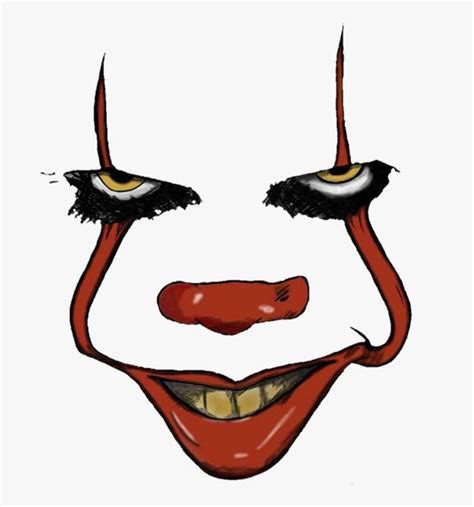 Picsart Pennywise , Png Download - Transparent Background Pennywise Face Png, Png Download ...