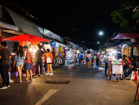 Tourist Come To Chatuchak Night Market for Shopping Editorial Stock ...