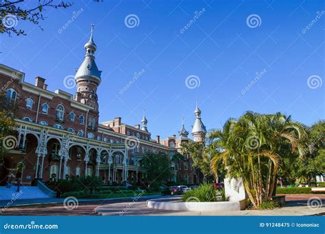 University of Tampa with Moorish Towers Architecture Editorial Image - Image of united, trees ...