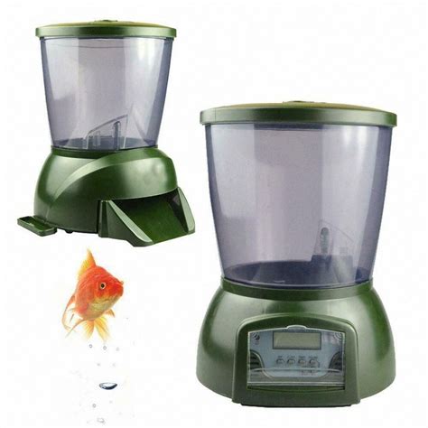 2021 4.25L Automatic Pond Fish Feeder Digital Tank Pond Fish Food Timer ...