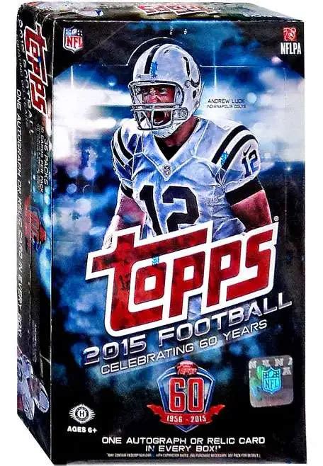 NFL Topps 2015 Football Trading Card HOBBY Box 36 Packs, 1 Autograph OR ...