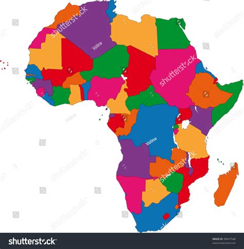 African Countries And Capitals Map