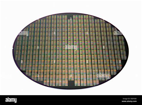 Silicon wafer, electronic component, semiconductor plate Stock Photo ...