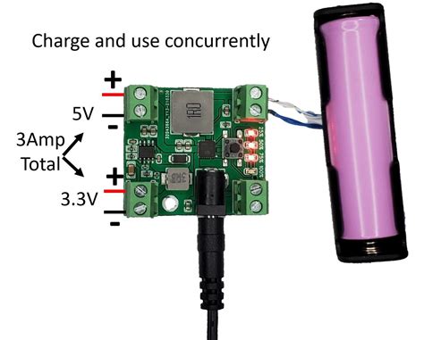 Lithium Battery Battery Management System with 3A Dual Output ...