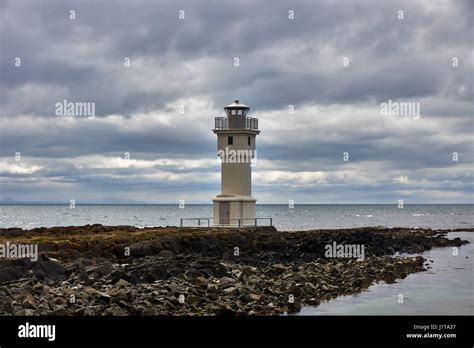 Akranes Lighthouse Gamli Vitinn in Iceland Stock Photo - Alamy