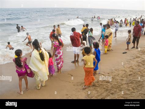 People on Marina beach in Chennai South India Stock Photo - Alamy