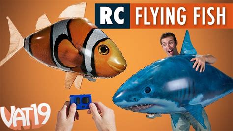 Air Swimmers Remote Control Flying Fish - YouTube