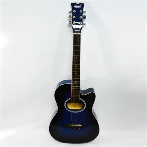 Global F382 Ordinary Acoustic Guitar (Blue) - Global Musical Instrument