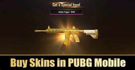 How to Buy Skins in PUBG Mobile (Weapons, Vehicles & Outfits)