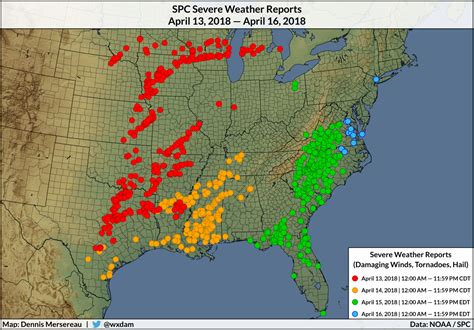 The Anatomy of the April 15, 2018 Tornado in Greensboro, N.C. - DAMWeather