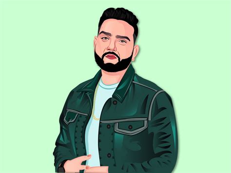 Karan Aujla vector portrait illustration by Kumar SK on Dribbble