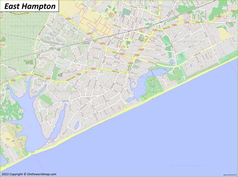 East Hampton Map | The Hamptons, Long Island, New York, U.S. | Discover Town of East Hampton ...