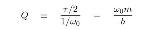 Why is it called the "quality factor"?Well, it clearly describes ...