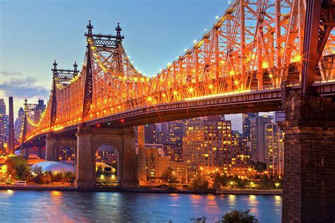 Ed Koch Queensboro Bridge, Nyc Digital Art by Claudia Uripos - Pixels