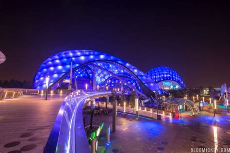 TRON Lightcycle Run Courtyard Continues to Take Shape at Magic Kingdom