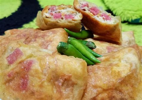 Resep Martabak telor mini, lumpia sosis telur oleh Ati Velayati - Cookpad