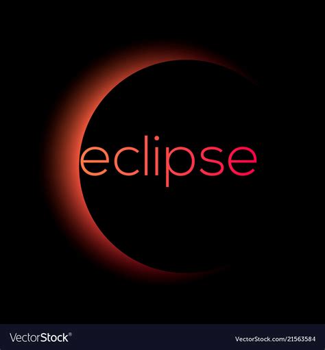 Solar and lunar eclipse Royalty Free Vector Image