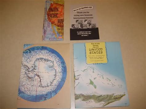 1971 MAPS RAND McNally US, Panoramic World Map + Union Pacific Map Lot 3 Vintage £2.29 - PicClick UK