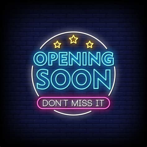 Opening Soon Sign