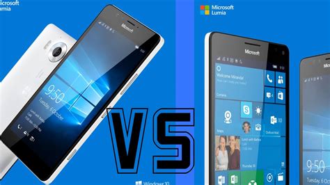 Microsoft Lumia 950 vs 950 XL - Specs Comparison Review! - YouTube