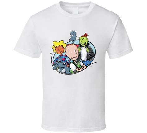 Doug Characters Retro Cartoon Kids Tv Show T Shirt