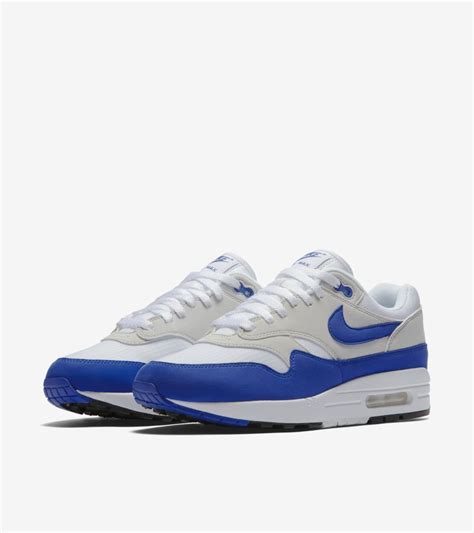 Nike Air Max 1 Anniversary 'White & Game Royal'. Nike SNKRS