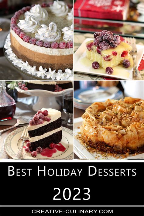 Best Holiday Desserts - Creative Culinary