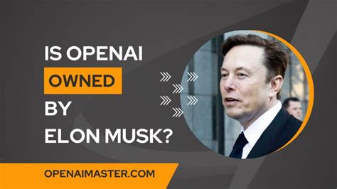 Is OpenAI owned by Elon Musk?