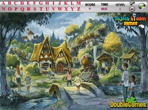 Village Hidden Alphabets Online Game