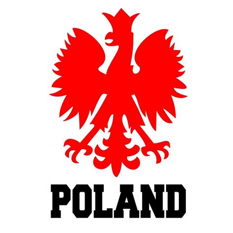 Poland Polska Mens T Shirt Awesome Eagle Crest Polish Flag Pride ...