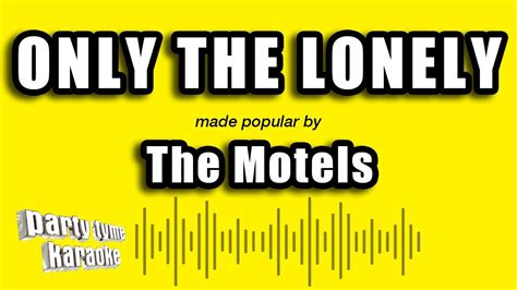 The Motels - Only The Lonely Chords - Chordify