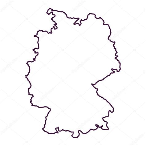 Isolated map of germany design Stock Vector by ©grgroupstock 129909598