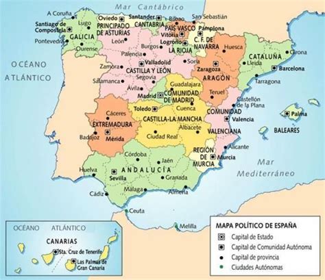 Cuántas provincias tiene España y cuáles son - Lista de las comunidades autónomas de Españ ...