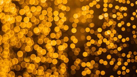 Golden bokeh lights wallpaper - backiee