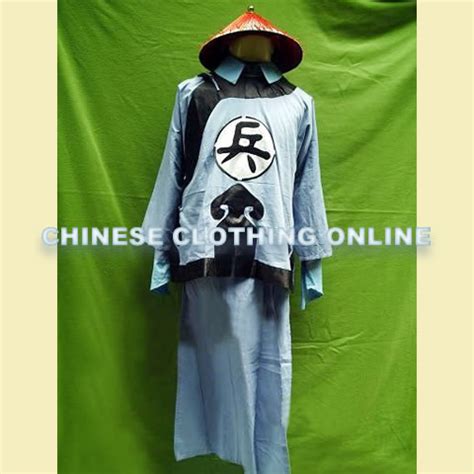 Qing Dynasty Soldier's Uniform w/ Hat (CM) [XF-JNGZ-202] ♣